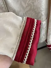 新中式デザインのラウンドネック花柄刺繍ベルベットジャケット【春用・立体的なバラのボタン付き】