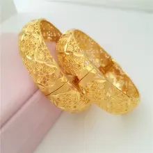 美しいデザインのドラゴンとフェニックスモチーフの金色ブレスレット【ドレスアップ用・華やか】