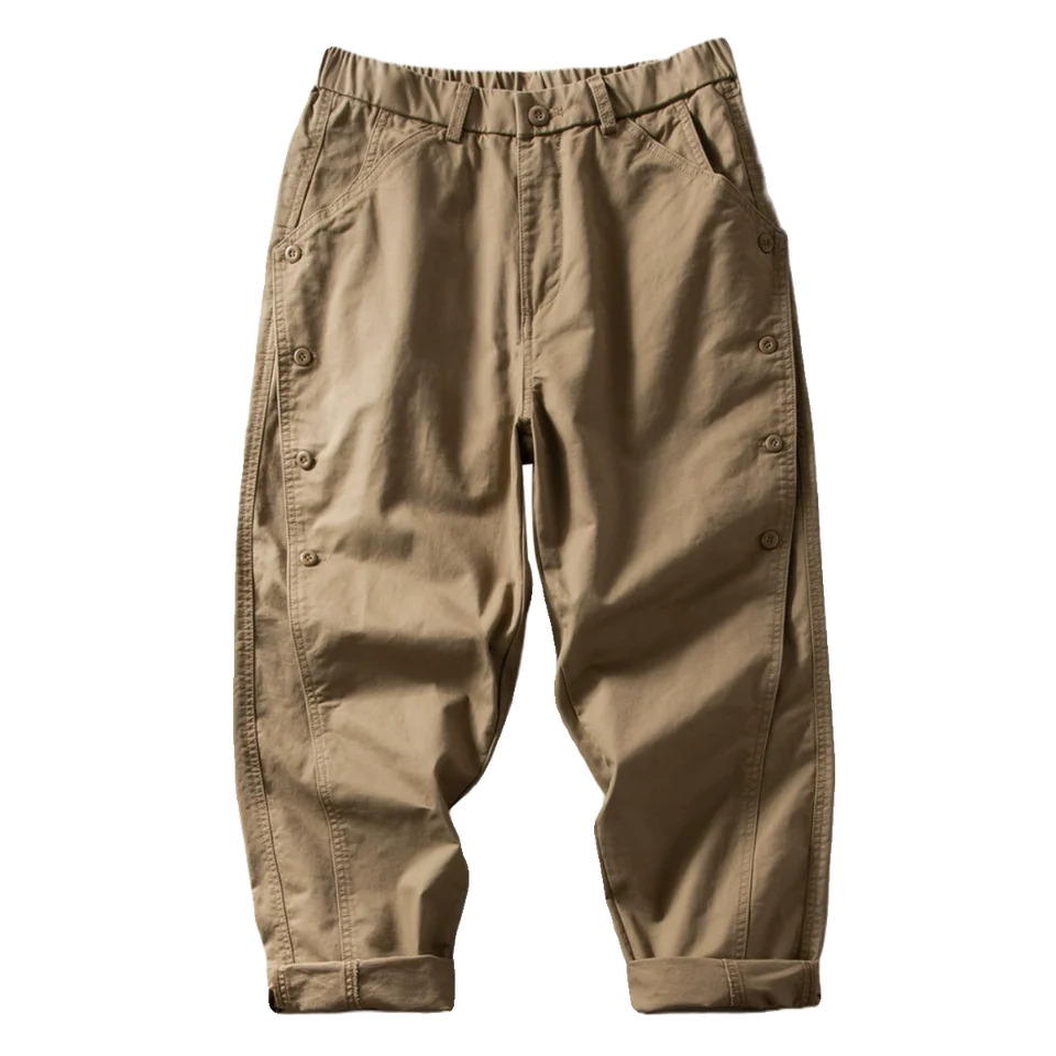 アメリカンスタイル 厚手ワークパンツ【メンズ・秋用・クラシックストレート・フィット】