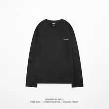 ヴィンテージ風ストリートカジュアル長袖Tシャツ【オーバーサイズ・男女兼用・ハラジュクスタイル】（セットアップ対応）