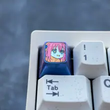 個性的な金属製キーボードキーキャップ【チタン合金・アルマイト加工・氷晶カラーデザイン】