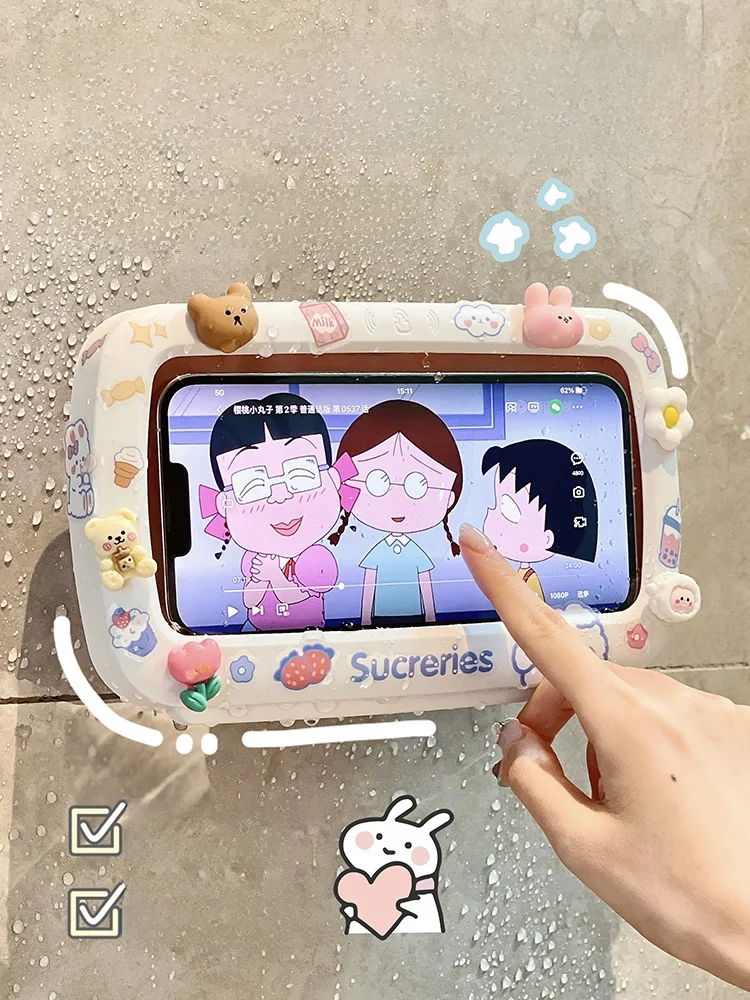 浴室用防水スマホホルダー：シンプルなデザインで機能性と美しさを両立