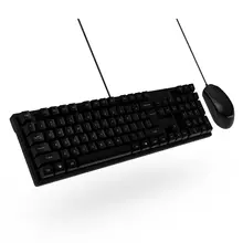 LEISON KB1008 有線USBキーボードマウスセット【オフィス・ゲーム用・ノートパソコン・デスクトップ対応】