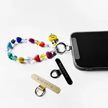 超薄型金属スマートフォンクリップ【ステンレス製・ストラップ用フック・接続パッド・ショルダーチェーン用固定シート】
