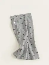 フレアパンツ キッズ ガールズ 蝶結び ヴィンテージ おしゃれ 秋