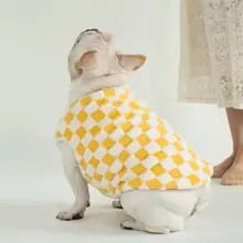 中型犬用 冬用厚手フリースベスト【テディベア・ブルドッグ・パグ対応】（セットアップ対応）