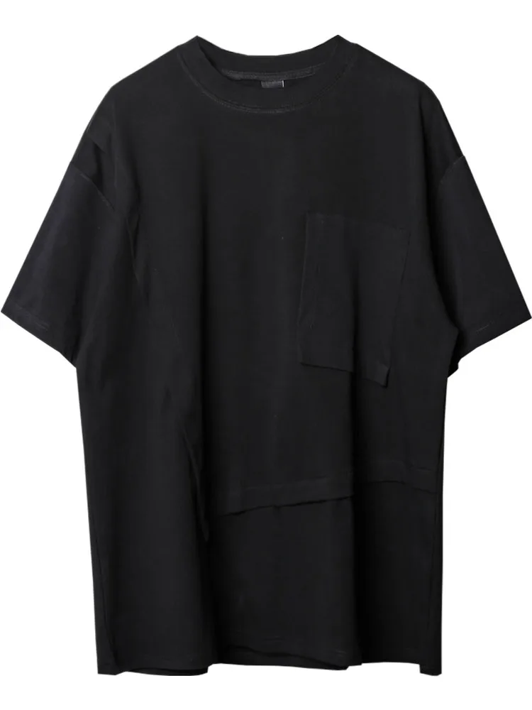 ポケット付きTシャツの機能性と実用性：斜め裁断・通気性に焦点