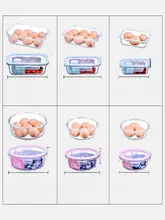 高耐熱のガラス製保存ボックス【食品グレード・密閉容器・冷蔵庫・電子レンジ対応】