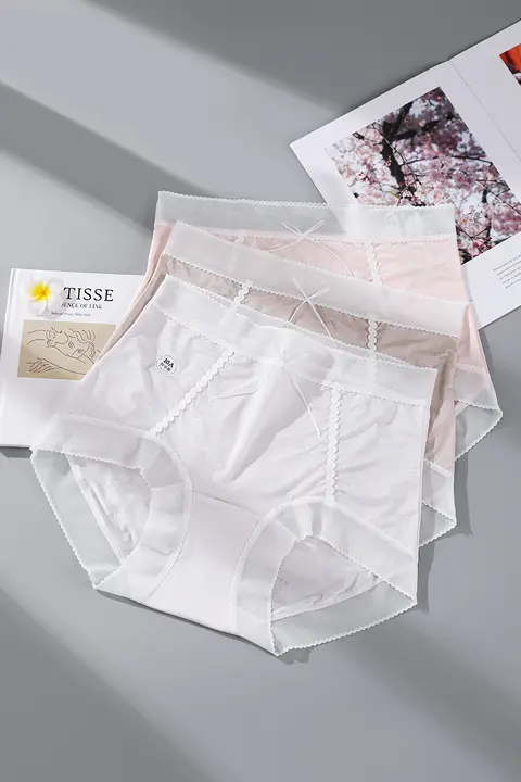 ハイウエストレースパンティ【女性感・リフトアップ・極上の柔らかさ】