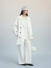 極上の柔らかさのロングトレンチコート【クラシックカラー・ダブルブレスト・ボタン付き】