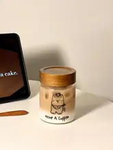 高品質な耐熱ボorosilicateガラス製 コーヒーカップ【蓋付き・持ち運び便利・おしゃれ】