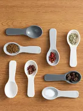 耐久性に優れたプラスチック製小さめのスプーン【短柄・調味料用・アイスクリームやヨーグルトに最適】