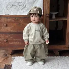 男の子用パンツ【春秋向け・カジュアルデザイン・外出用】（セットアップ対応）