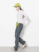 UPF50+日焼け防止速乾長袖Tシャツ【女性用・スリムフィット・抗菌・ラウンドネック】