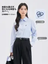 エレガントなデザインのブラウス【通勤・韓国風・アダルトスタイル】