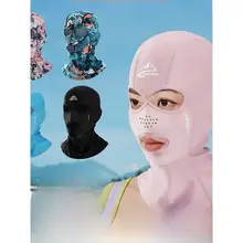 日焼け防止フェイスカバー＆ネックガード【透湿・水泳用・UVカット】
