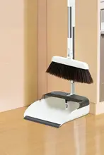 折りたたみ式家庭用ほうき＆ちりとり【耐久性抜群・高級感ある厚手デザイン】（セットアップ対応）