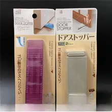 透明ドアストッパー【PVC製・風よけ・クリスタルカラー】