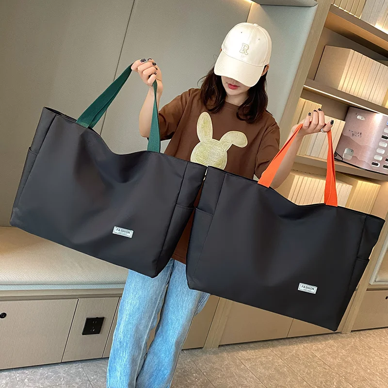 大容量トートバッグ【旅行用・収納便利・男女兼用】