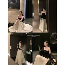 デザイン性のある不規則なウールニットブラトップ【夏用・タイトフィット・ひも付き】