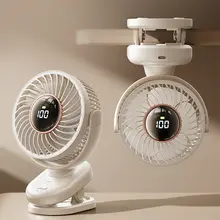 RTAKO 静音デスクファン【USB充電・クリップ式・家庭用・省エネ設計】