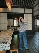 通勤やカジュアルに最適！麻混紡の透湿性抜群ウエストゴムゆったりワイドパンツ（セットアップ対応）