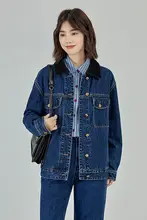 デザイン感溢れるデニムジャケット【女性用・短丈・おしゃれ】
