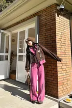 GULAL良品 セットアップ【カラーブロックフード付きスウェット・ワイドパンツ】