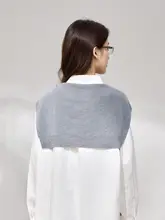 ウール混ニットシフォンカーディガン【春用・薄手・女性用・マルチウェア】