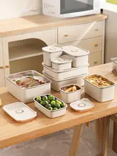 304不锈鋼 密封保存容器【電子レンジ加熱対応・蓋付き】
