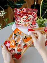 新年用スナック保存袋【自封式・焼き菓子用・ジッパー付き】