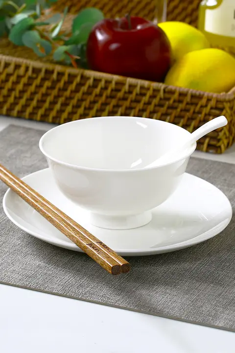 ご飯茶碗 大きなスープボウル 食器 家庭用 骨瓷 健康 白色
