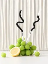環境に優しいガラス製冷飲ストロー【高温対応・コーヒーかき混ぜ棒・おしゃれ・子供用】