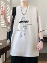 夏用青少年向け半袖Tシャツ【ゆったりフィット・トレンドデザイン】