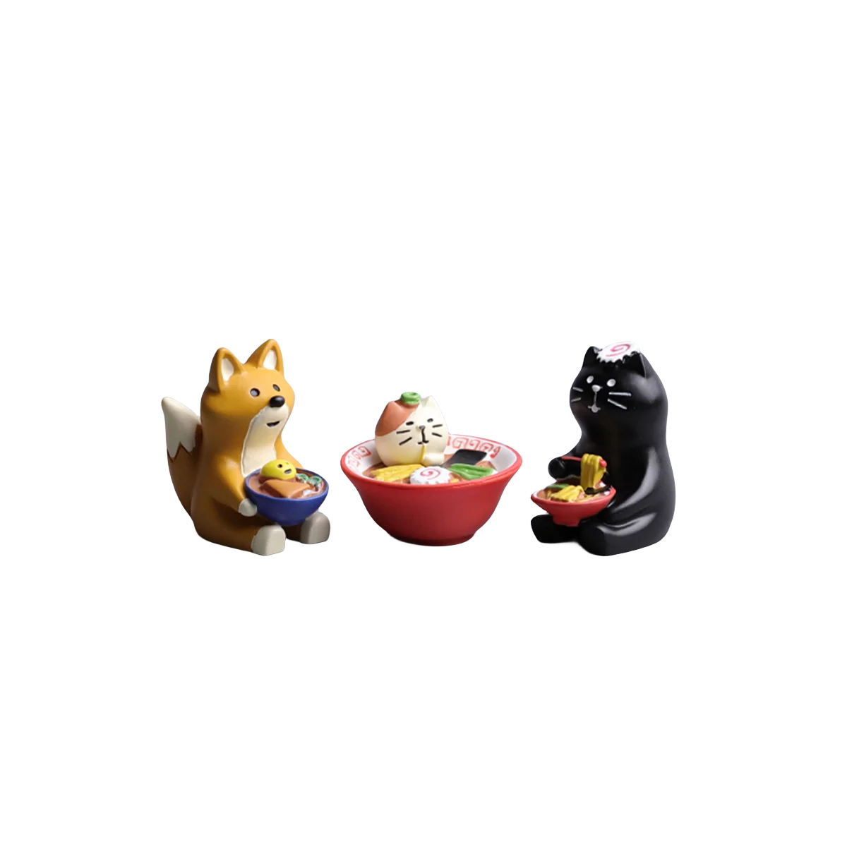かわいいラーメンキャラクター ミニフィギュアで棚を癒し系に変える方法