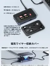 Type-C拡張ドック【多機能・ノートパソコン用・タブレット・ゲーム機・ディスプレイ接続対応】