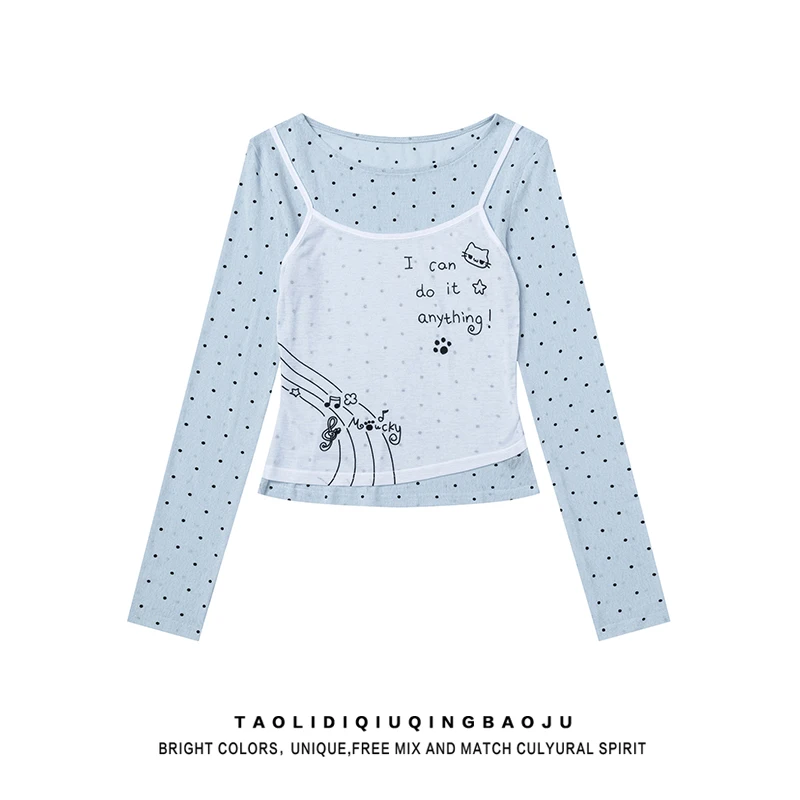 Y2K女子が選ぶ、日常に溶け 込むドットTシャツはどこで見つけるべき？