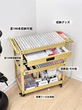 アイロンビーズ 収納ワゴン 221色フルセット 完成品 引き出し式 キャスター付き 多段 フロアタイプ ツール収納 ラック