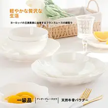 パンプキン 食器 セット 家庭用 ボーンチャイナ セラミ ック ホワイト