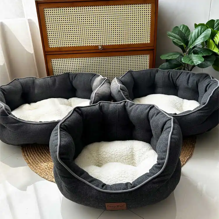 Cosy Pet 秋冬用厚手ペットベッド：保温設計が中小型犬・猫に最適な実用性を実証