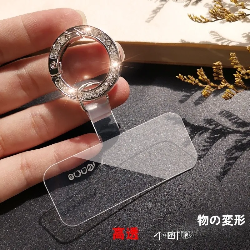透明固定クリップ付きスマホストラップ：珍格ZGモデルの実用性と空間節約設計