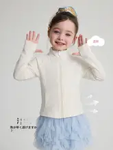 女の子用 夏用 UVカット 薄手ジャケット【立襟・アウトドア用】
