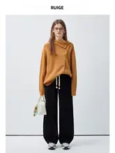 ワイドパンツ レディース 大きいサイズ ぽっちゃり ゴムウエスト カーブシルエット 着回し 秋