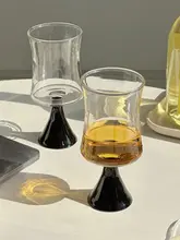 ヴィンテージ感漂うガラス製シャンパンカップ【北欧スタイル・軽やかなデザイン】