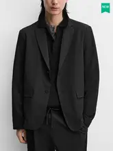春季新作 メンズ薄手ジャケット【シンプルデザイン・泡泡紗】