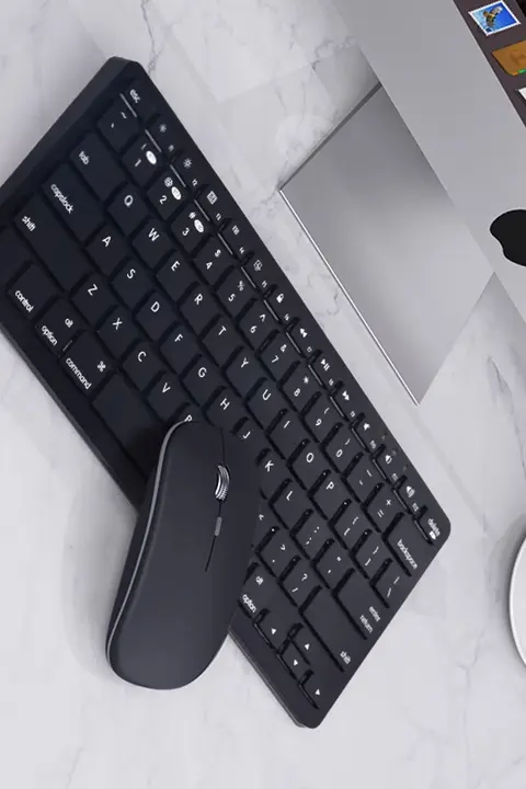 静音ワイヤレスBluetoothキーボード＆マウスセット【オフィス・ビジネス向け・ヒューレット・パッカード・アップル対応】