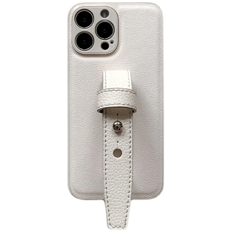 iPhone12 mini ケース ストラップ と iPhone13 ケース ストラップ で迷うなら、今こそ選ぶべき「レトロな白ライチ柄」の腕帯ケースとは？