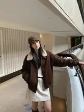 カジュアルなヴィンテージ風コーデュロイジャケット【厚手・冬用・女性用】