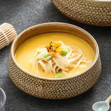 創意的なレトロデザインの粗陶製スイーツプレート【ホテル・レストラン用・ハンマーテクスチャー】