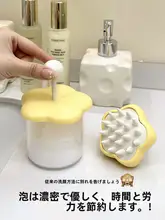 泡立て器付き洗面器用ポンプボトル【シャンプー・洗顔料・ハンドソープ対応】